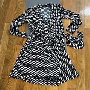 Banana Republic stretchy wrap dress